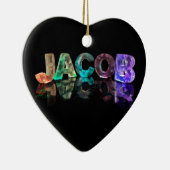 3Dの一流のヤコブはつきます(写真) セラミックオーナメント (右)