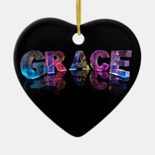 3Dの一流の優美はつきます(写真) セラミックオーナメント (正面)