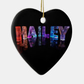 3Dの一流のHaileyはつきます(写真) セラミックオーナメント (右)