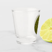 3Dの両面に光学的錯覚がレモンショットを撮る ショットグラス (左)