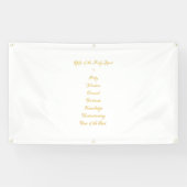 3Dの神霊のギフトは金原稿を見ます 横断幕 (横)