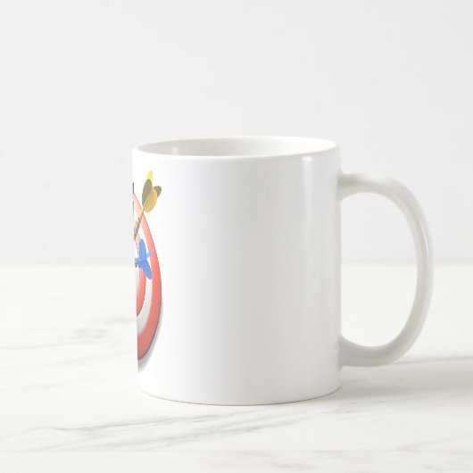 3Dは中心点のコーヒー・マグを放ちます コーヒーマグカップ (右)