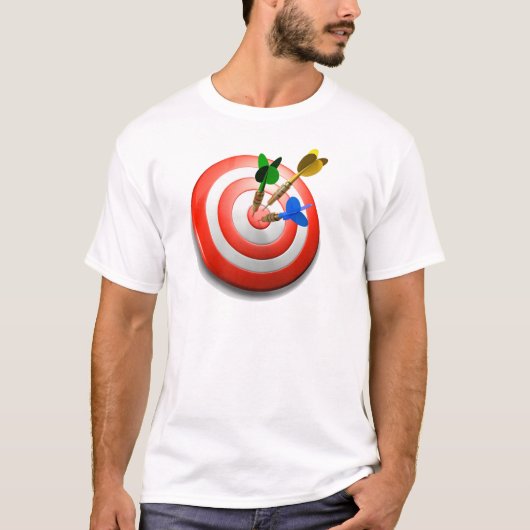 3Dは中心点のTシャツを放ちます Tシャツ (正面)