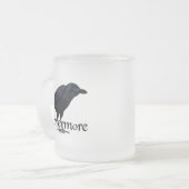 3DはNevermoreあさり歩きます フロストグラスマグカップ (正面左)