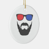 3Dひげ セラミックオーナメント (右)