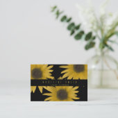 3Dひまわりインテリアデザイナーガーデン 名刺 (スタンド正面)