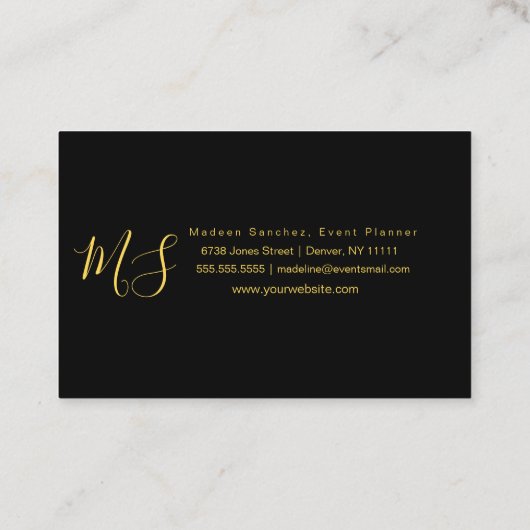 3Dひまわりインテリアデザイナーガーデン 名刺 (裏面)