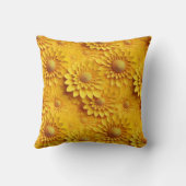 3Dひまわりパターン クッション (裏面)