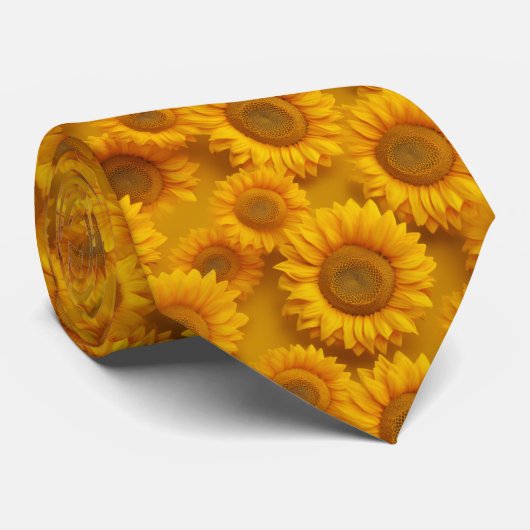 3Dひまわり ネクタイ (ロール)