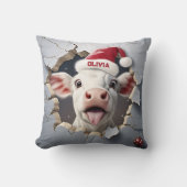 3Dふくらはぎクリスマス クッション (正面)