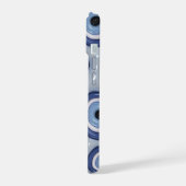 3Dふっくらとした悪前向き目のバイブケース iPhone 15ケース (左側面)