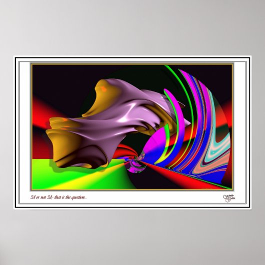 3dまたは3dでない… ポスター (正面)