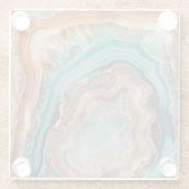 3Dアガートガラスコースター ガラスコースター (裏面)