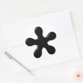 3Dアスタリスク ラウンドシール (封筒)