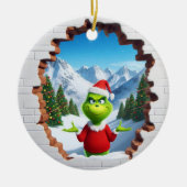 3Dアセンブリ小妖精や小人 セラミックオーナメント (正面)