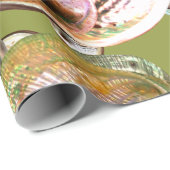 3Dアバロンスアカラフルセル ラッピングペーパー (ロールコーナー)