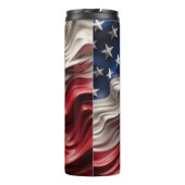 3dアメリカ合衆国国旗の波 タンブラー (裏面)