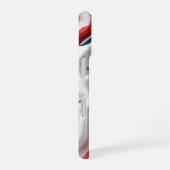 3Dアメリカ国旗デザイン iPhone 16ケース (右側面)