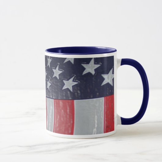 3Dアメリカ国旗 マグカップ (右)