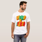 3Dアートで大はしゃぎ Tシャツ (正面フル)