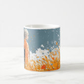 3Dアートカラースケッチカスタマイズコーヒーマグ11オズ コーヒーマグカップ (中央)