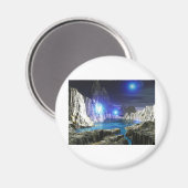 3dアートブルームーン マグネット (正面/裏面)