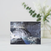 3dアートペンギンファンタジー ポストカード (スタンド正面)