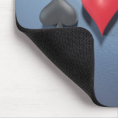 3Dアートワーク"トランプのポーカースーツ" マウスパッド (コーナー)