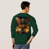 3Dア威厳のあるフリカ通訳Tシャツ Tシャツ (裏面フル)