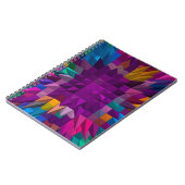 3Dイラストレーションまたは3Dのモザ描写イクカラーパッテ ノートブック (左側)