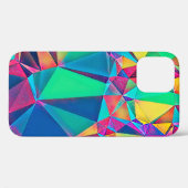 3Dイラストレーショントレンディー抽象芸術の背景。カラー Case-Mate iPhoneケース (裏面 (横))