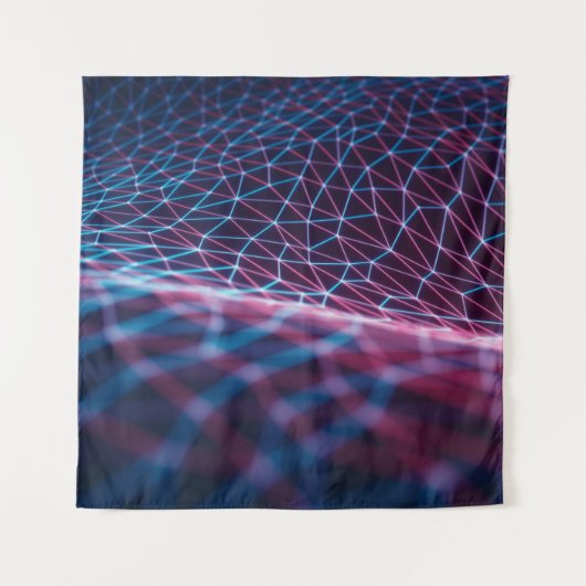 3Dイラストレーション、エンボスメッシュ タペストリー (正面)