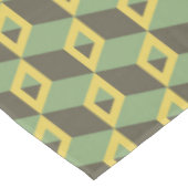 3Dイリュージョンの正方形パターン テーブルクロス (アングル)