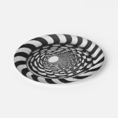 3Dイリュージョン紙プレート ペーパープレート (アングル)