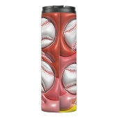 3Dインフラエフェクト野球タンブラー タンブラー (裏面)