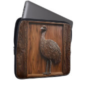 3dウッドオーストラリアEMUプリント、 ラップトップスリーブ (正面右)