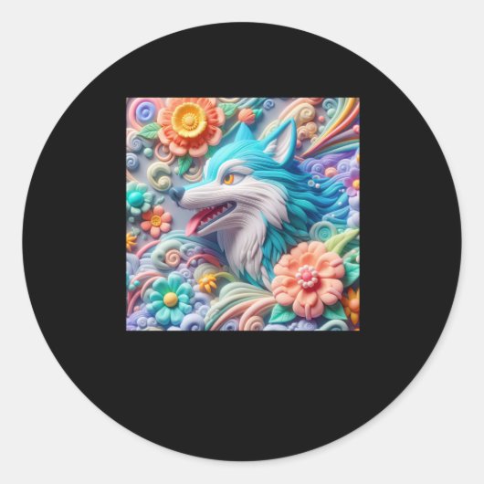 3dウルフシール ラウンドシール (正面)