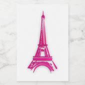 3dエッフェル塔、フランスのclipart フードラベル (シングルラベル)