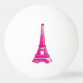 3dエッフェル塔、フランスのclipart 卓球ボール (正面)