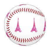 3dエッフェル塔、フランスのclipart 野球ボール (正面左)