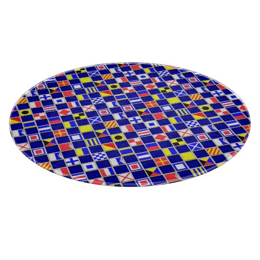 3Dエフェクトフラ市松模様にグ航海のタイルのモチーフ カッティングボード (角)