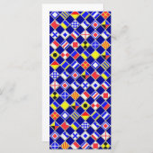 3Dエフェクトフ市松模様にラグ航海のタイルのパターン (正面/裏面)