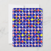 3Dエフェクトフ市松模様にラグ航海のタイルのパターン (正面)