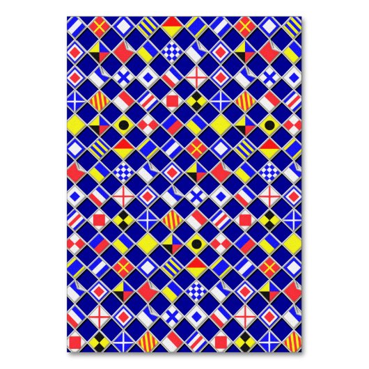 3Dエフェクトフ市松模様にラグ航海のタイルのパターン テーブルナンバー (正面)