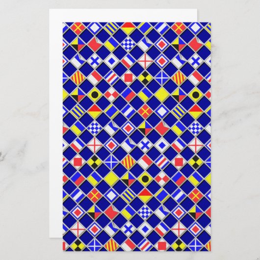 3Dエフェクトフ市松模様にラグ航海のタイルの色 便箋 (正面/裏面)