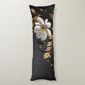 3Dエレガントの花 ボディピロー (裏面 (縦))