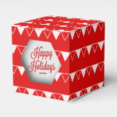 3Dエレガントハッピーホリデー フェイバーボックス (正面サイド)