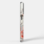 3Dエレガントバラ、蜂と植物学美しい Case-Mate iPhoneケース (裏面 / 右)