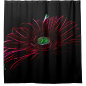 3Dエレガントフラワーシャワーカーテン シャワーカーテン (正面)