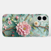 3Dエレガントフローラアートパタースタイリッシュンのケース – メイト Case-Mate iPhoneケース (裏面 (横))